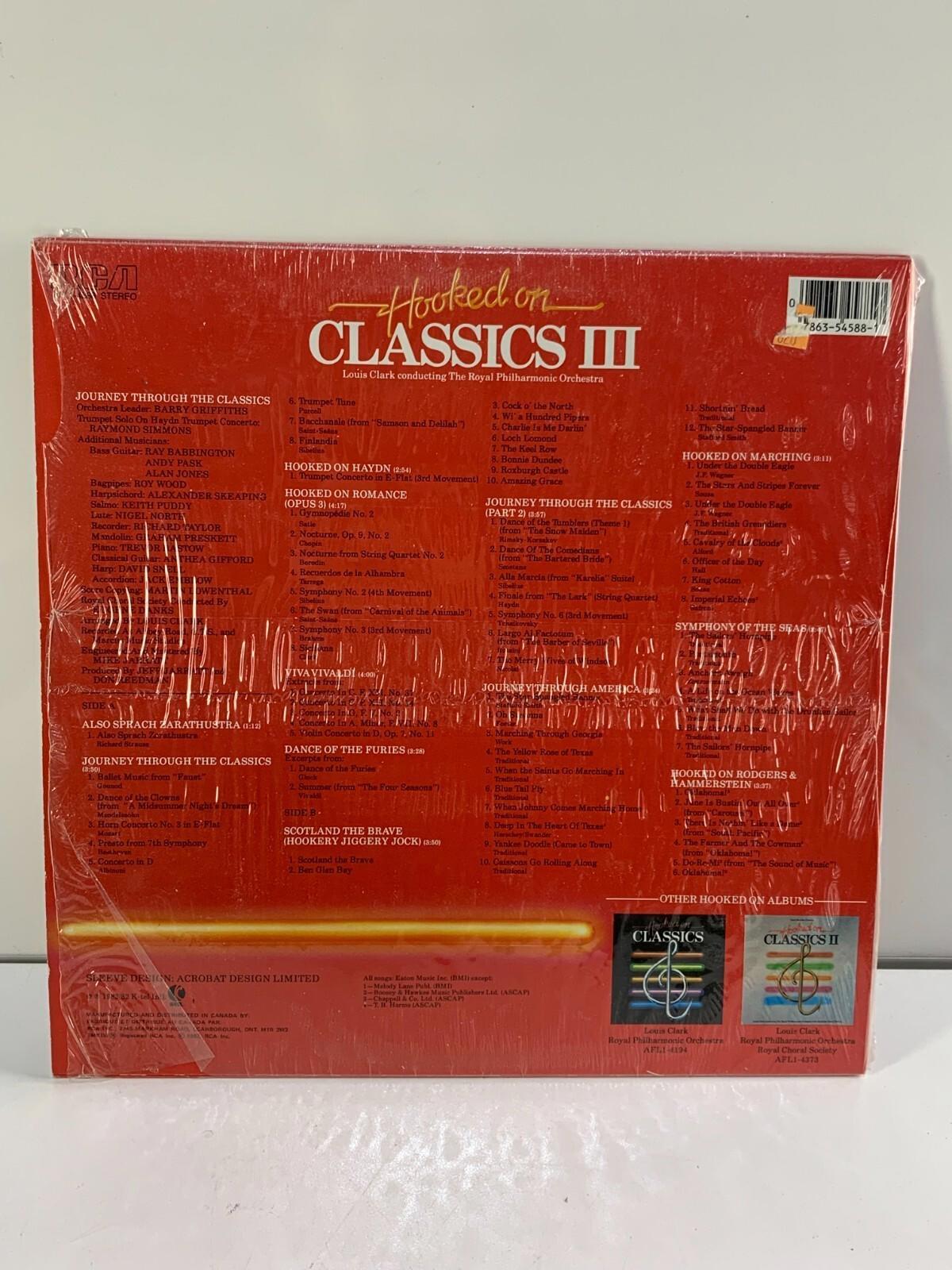HOOKED ON CLASSICS III, VINYL RECORDS LP
