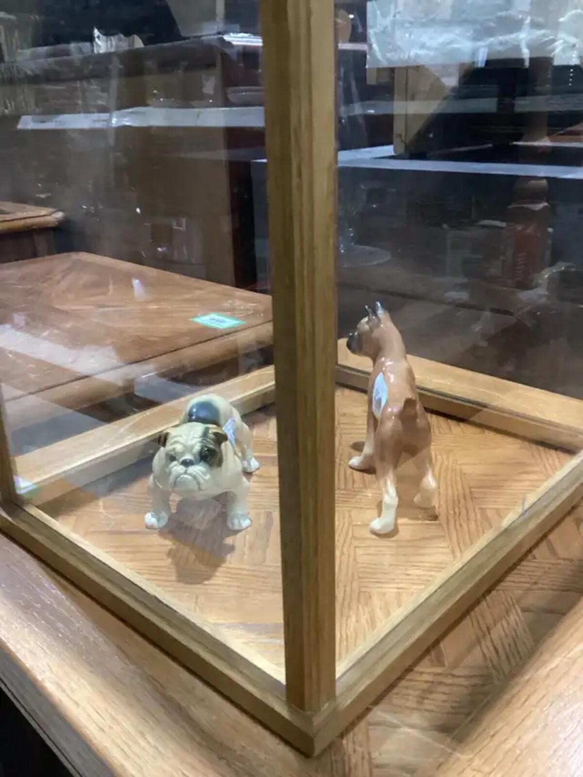 Oak and Glass Display Case