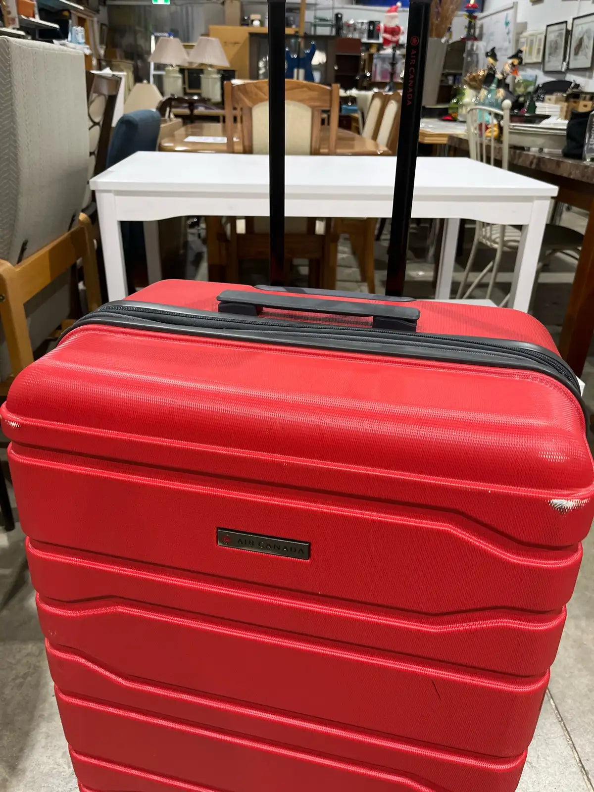 Air Canada 28inch suitcase red