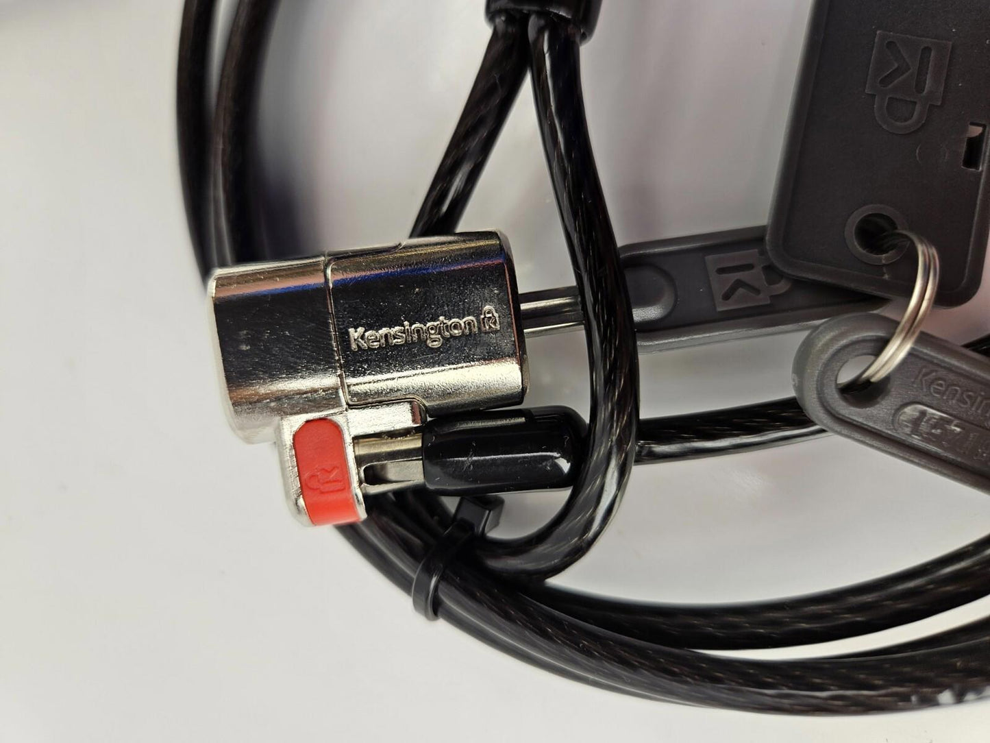 Lot of 2 - Kensington ClickSafeKeyed Laptop Lock K64639M