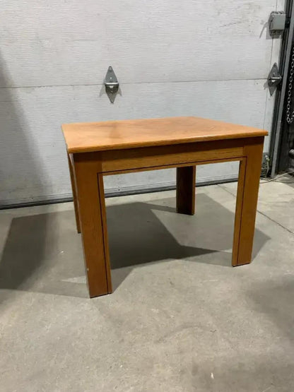Parquet Wood End Table