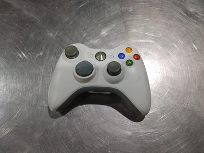 Microsoft Xbox 360 Controller White Tested Working - Fair