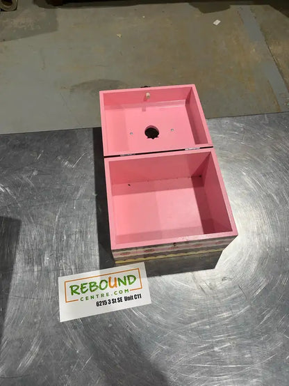 Wooden Cake Trinket Box