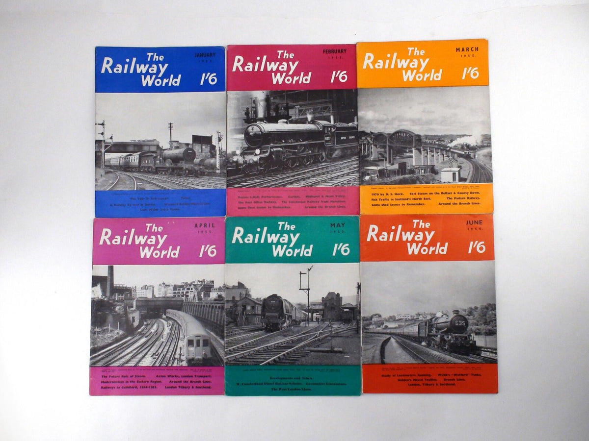 The Railway Magazine 1955 Lot, 11 Issues January - November, Great Condition