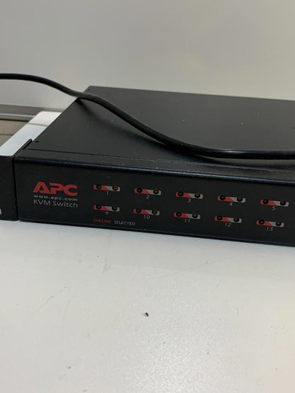 APC AP5202 16-Port Multi Platform Analog KVM Switch, TESTED