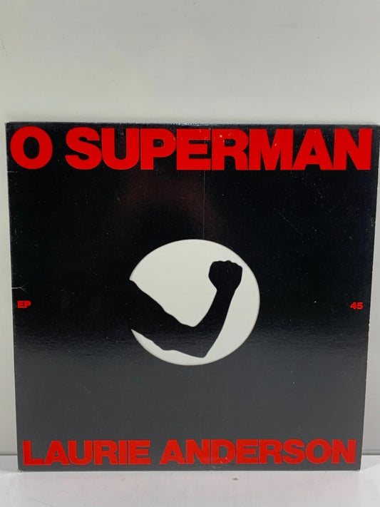 LAURIE ANDERSON O SUPERMAN B/W WALK THE DOG 12" SINGLE