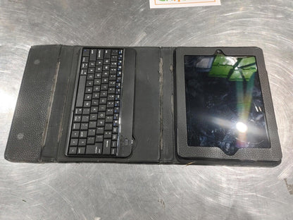iPad 2 Black 16GB and Leather Case with Keyboard Bundle Power Tested - Fair