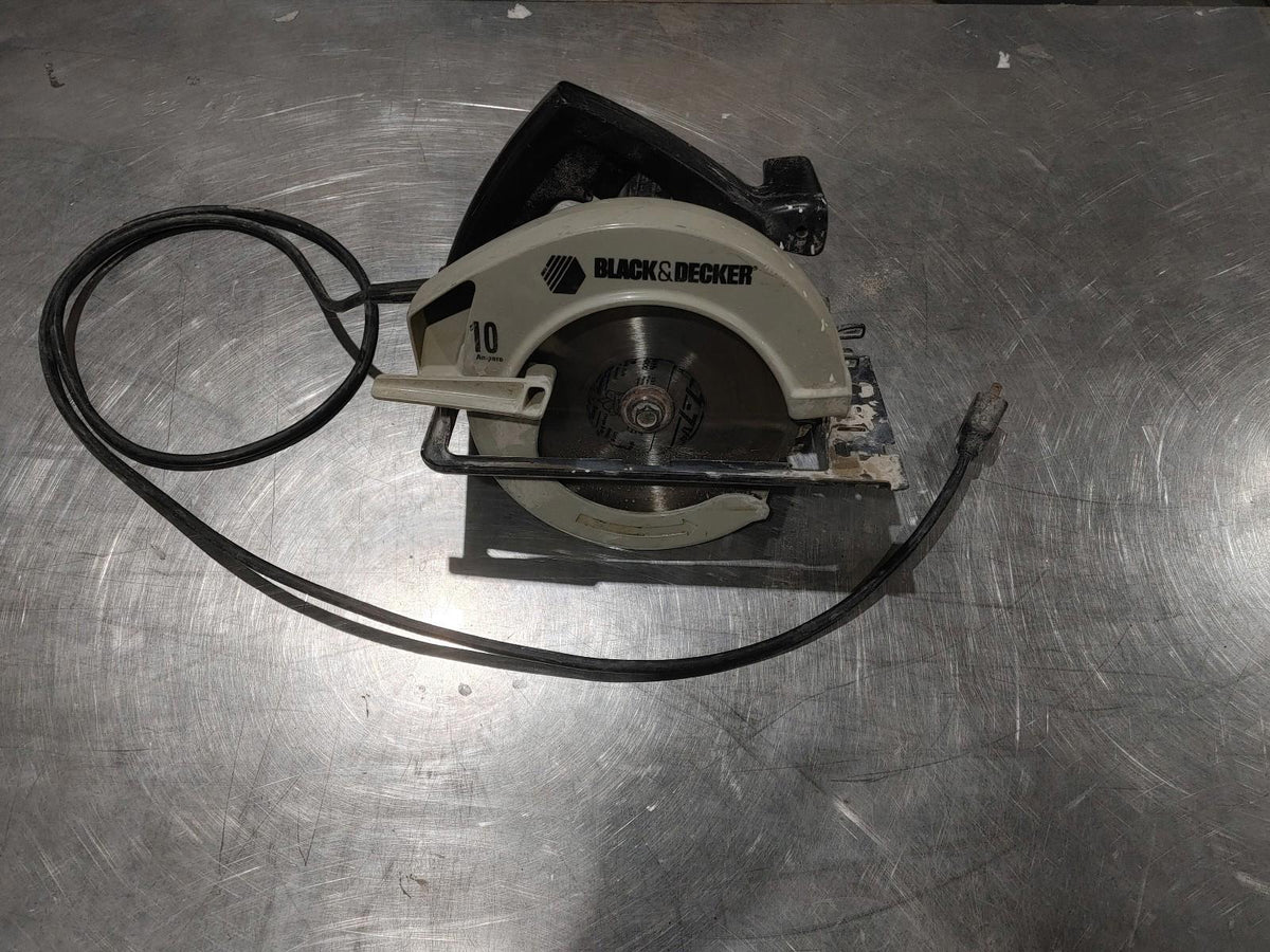 Black and Decker Circular Saw 180mm (7 1/4") 10amp Black/Grey - Fair