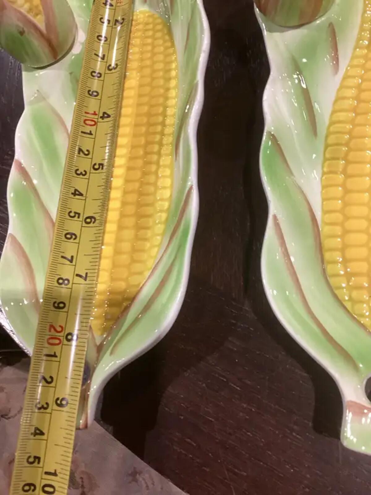 Ceramic Corn on the Cob Dishes - Set of 4
