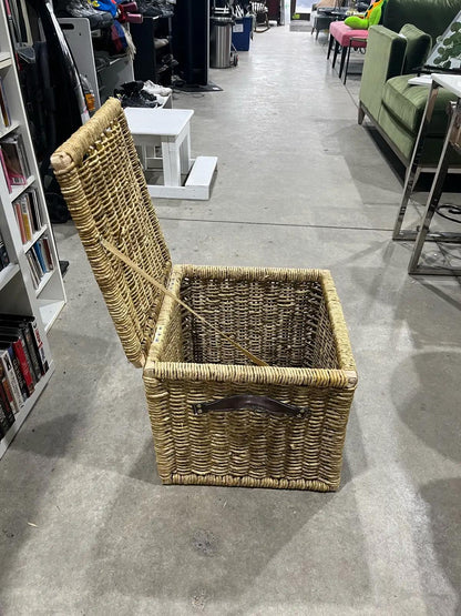 Wicker Storage Trunk