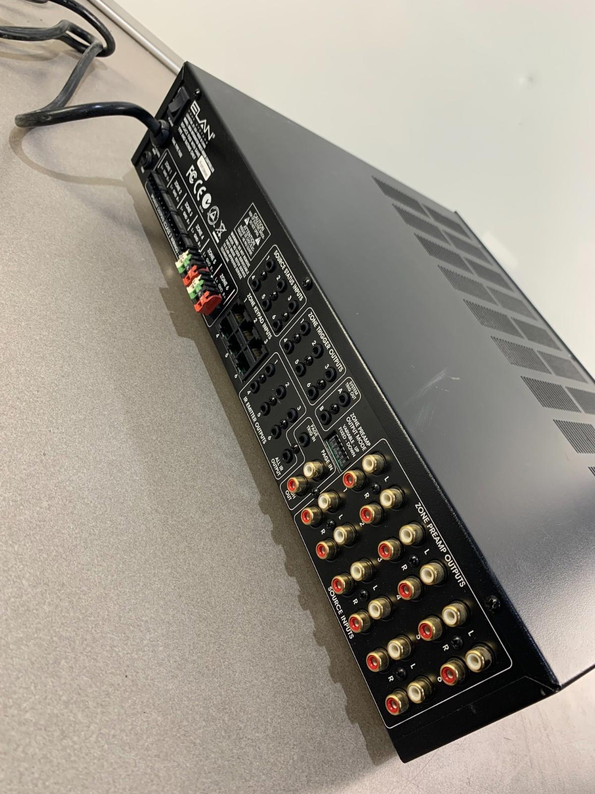 ELAN S66A multi source / multi zone controller/amplifier
