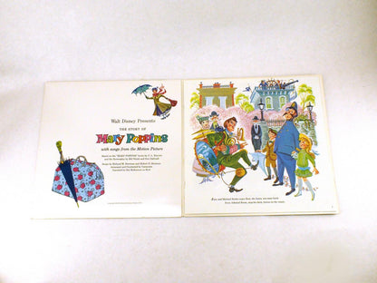Disneyland Records Vinyl - Mary Poppins, Story & Songs 1964