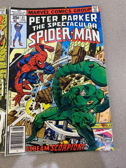 Lot of 2 Marvel Comic- Peter Parker, The Spectacular Spider-Man #20 & #21