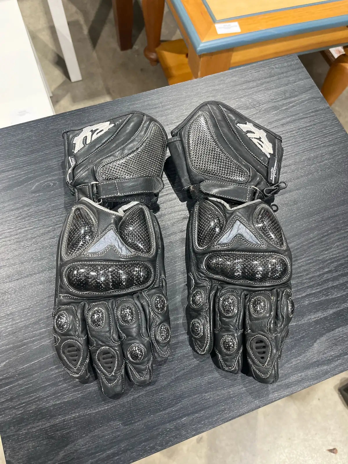 Keprotec schoeller carbon bike gloves size S
