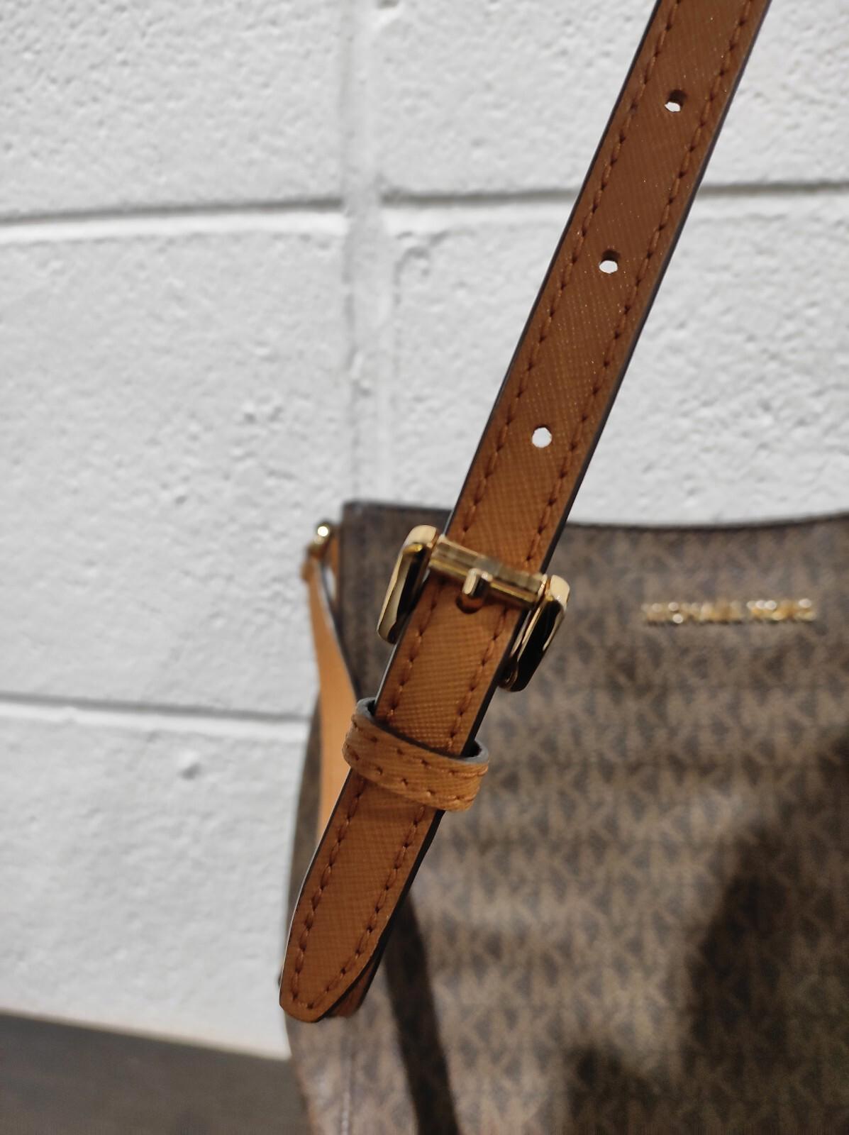 MICHAEL KORS Shoulder Bag PVC BRW Allover Pattern