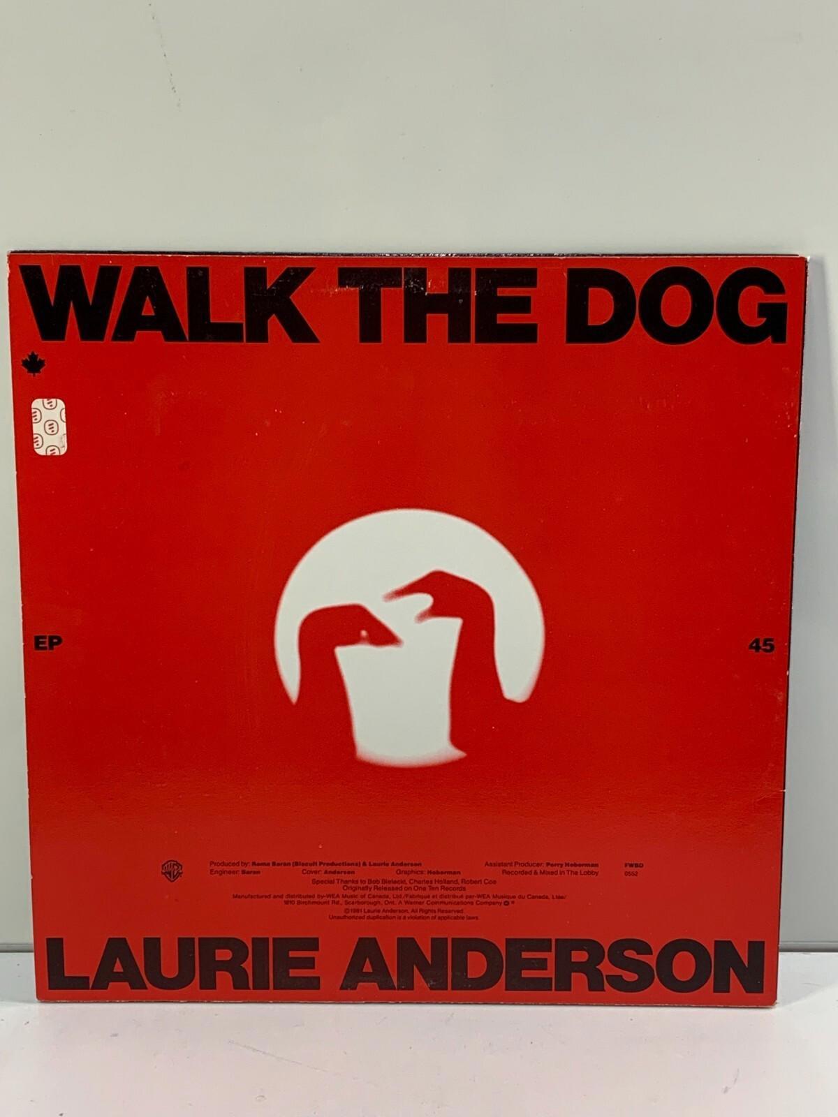 LAURIE ANDERSON O SUPERMAN B/W WALK THE DOG 12" SINGLE