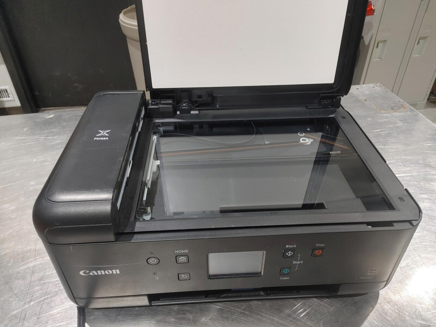 Good Condition Canon TR7520 All-In-One InkJet Printer Black w/ 90% Full ink
