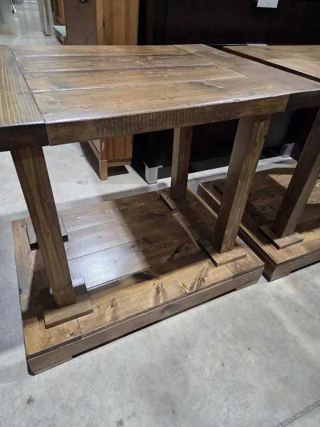 Homemade Wood End Tables