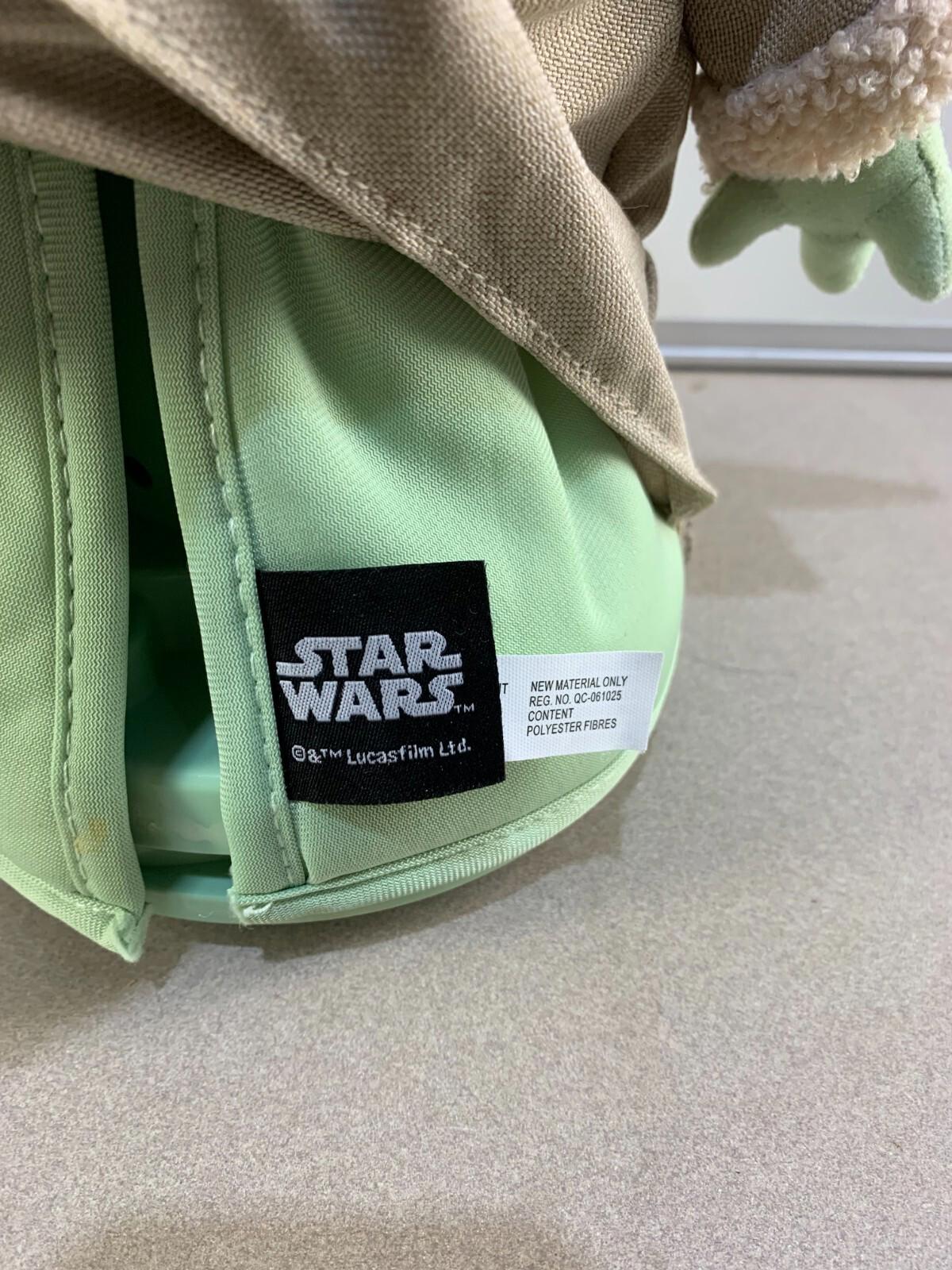 Star Wars The Mandalorian Baby Yoda Din Grogu L'Enfant Peluche 28 cm 2021 Mattel