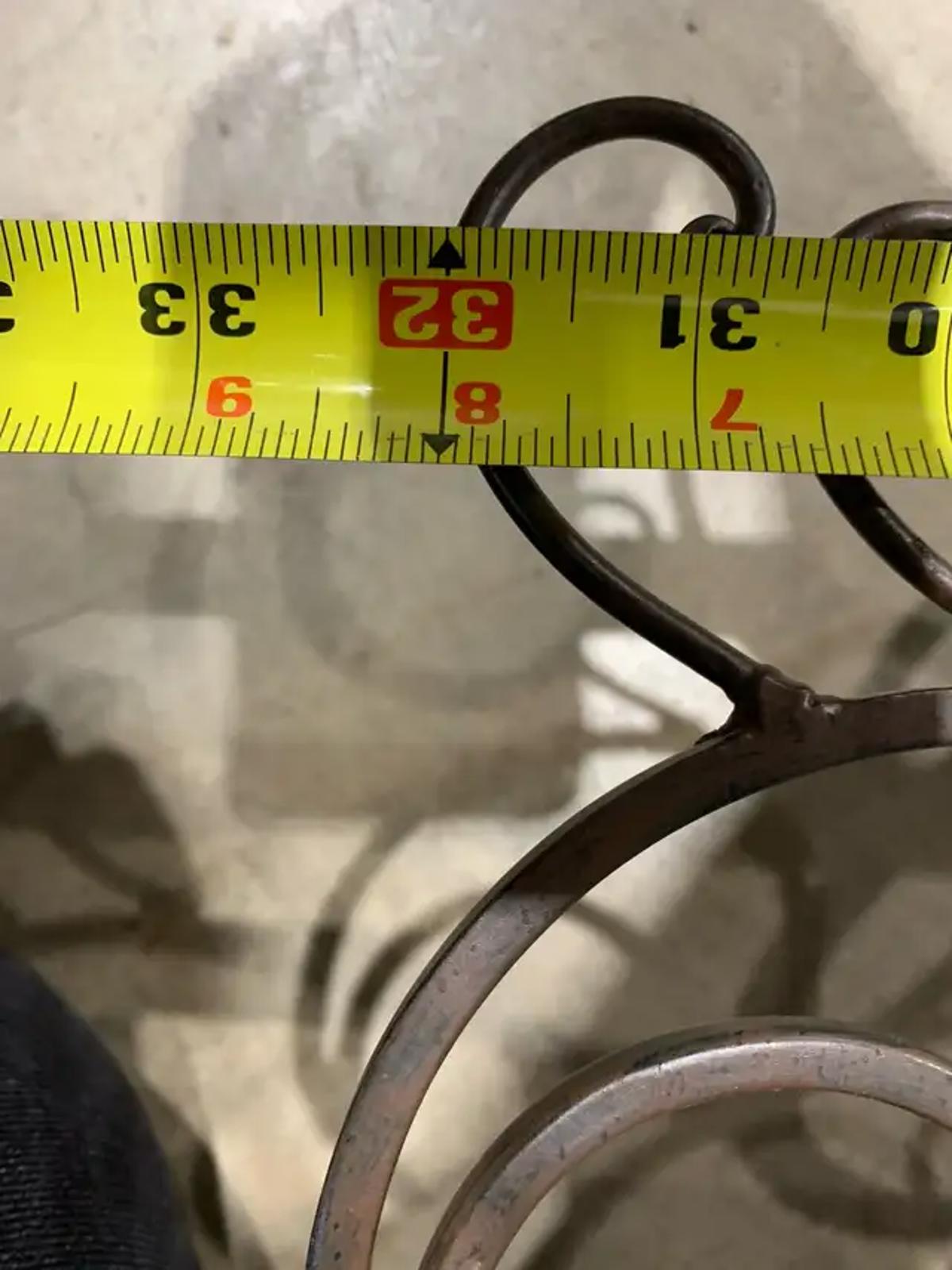 Low Spiral Metal Plant Stand