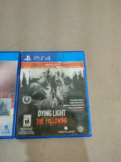 Lot of 2 PS4 Games, NHL16 & Dying Light: The Following