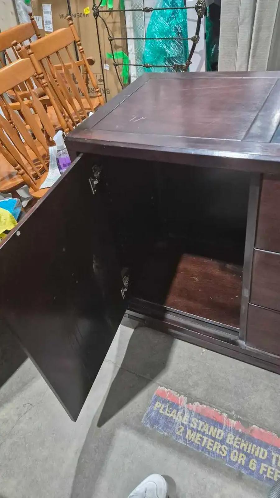 Large Dark Wooden Cabinet