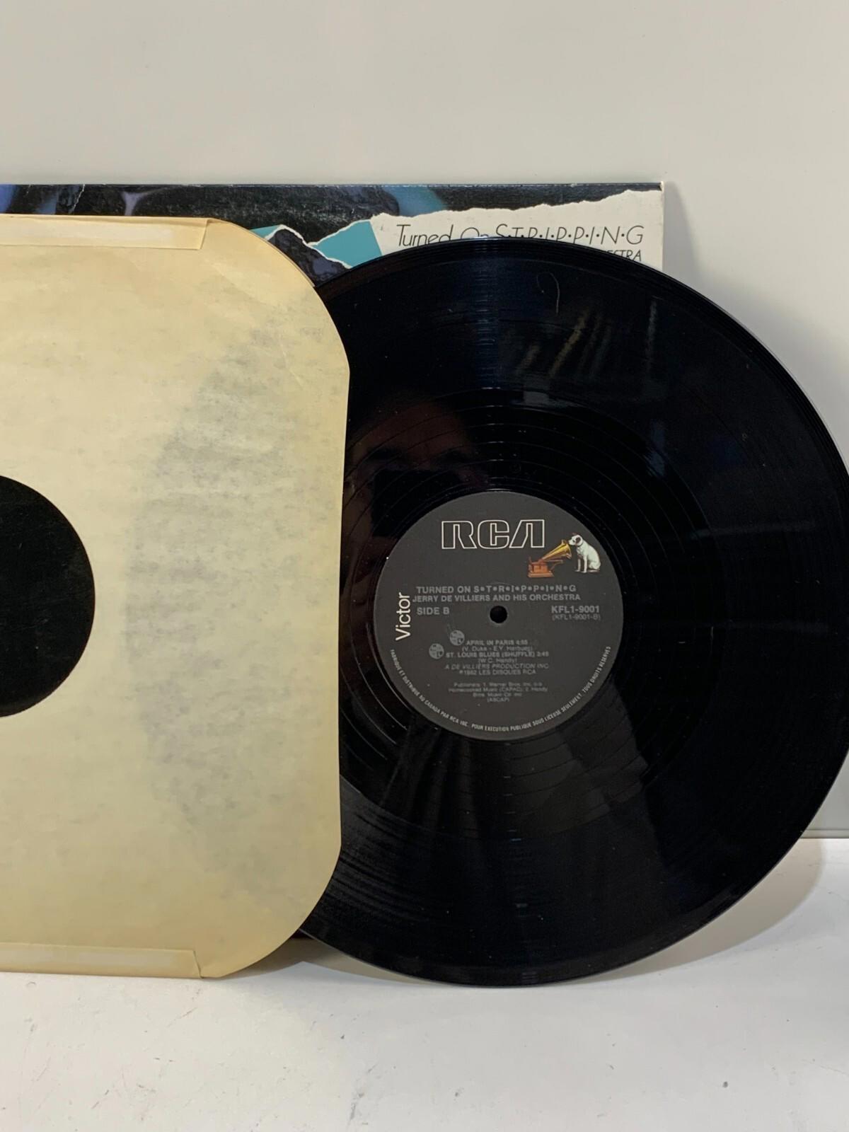 Rare Vinyl by Jerry De Villiers And His Orchestra - Turned-On S.T.R.I.P.P.I.N.G.
