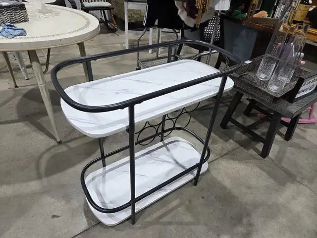 Wine Rack Display/Serving Console