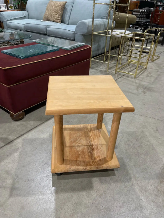 Wood Side Table