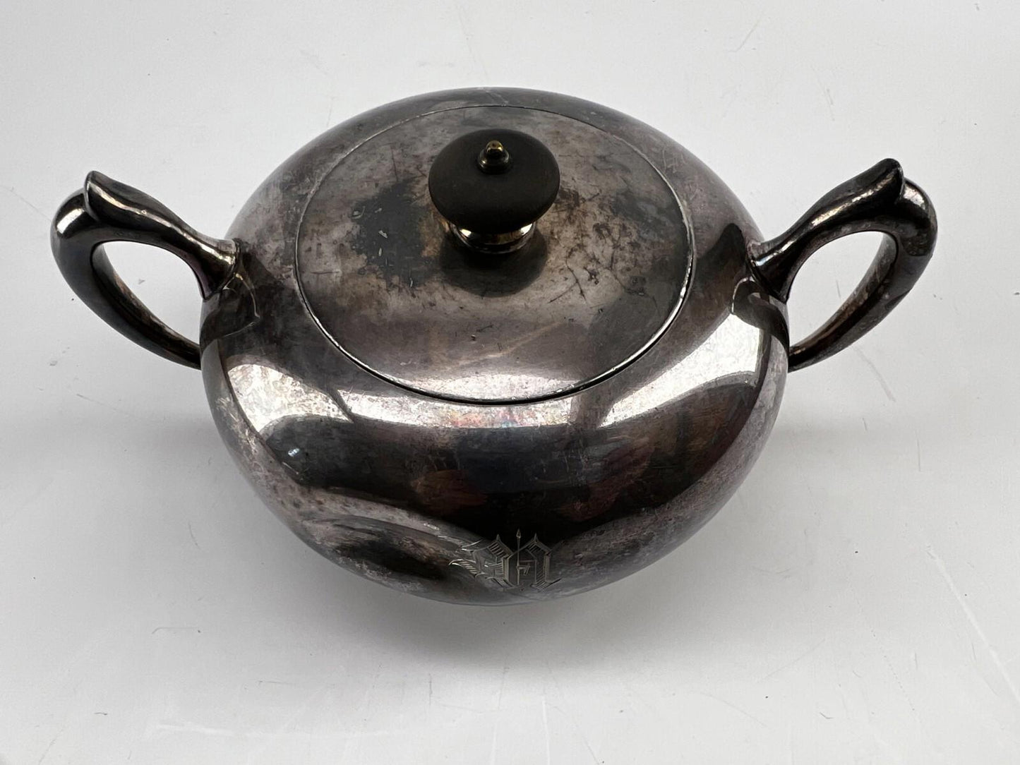 Vintage Wm A Rogers Silver Plate Tea Pot Set - 3pcs
