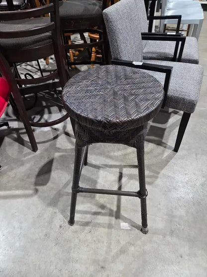 Resin Wicker 30" Bar Stool - Swivel