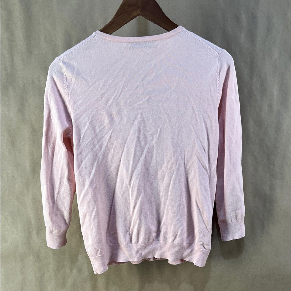 Cable & Gauge Light Pink Knit Cardigan (Size S)