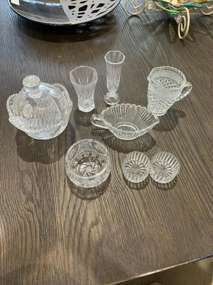 Various Crystal Glasswares - multiple available