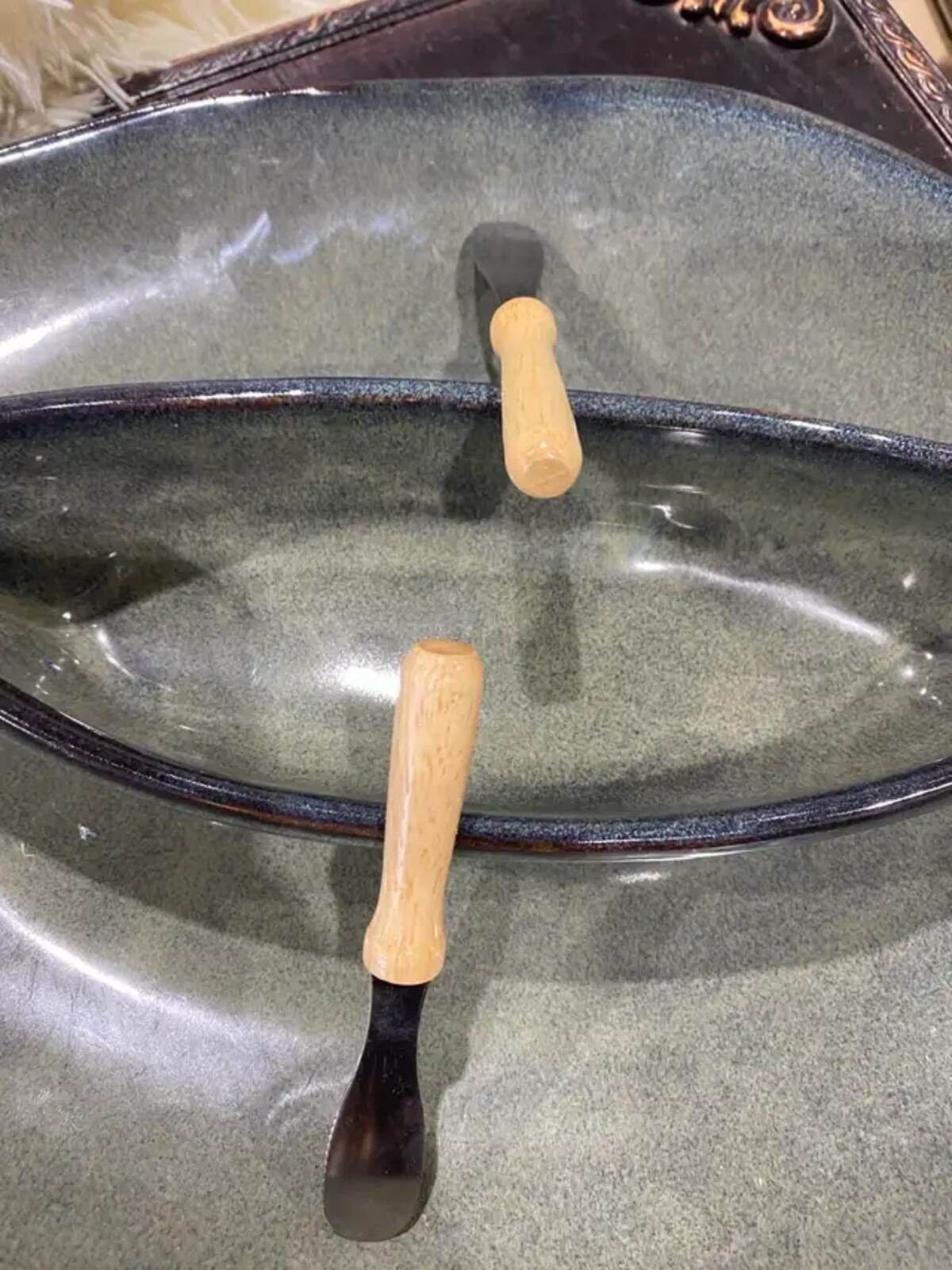 Maxwell Pottery - Canoe on a Lake Dip Pot Set