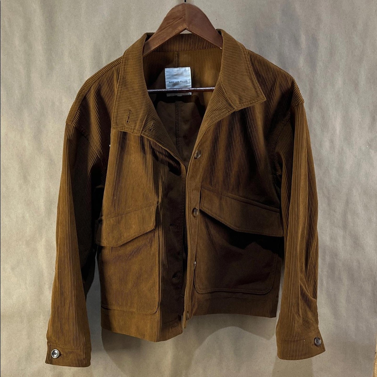Avec Les Filles Women’s Brown Corduroy Jacket (Size M)