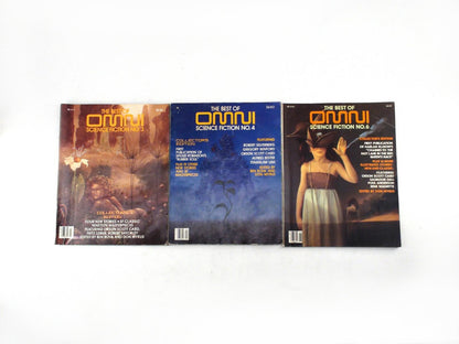 OMNI Vintage Magazine Best Of Issues 3, 4 & 6 - 1980s