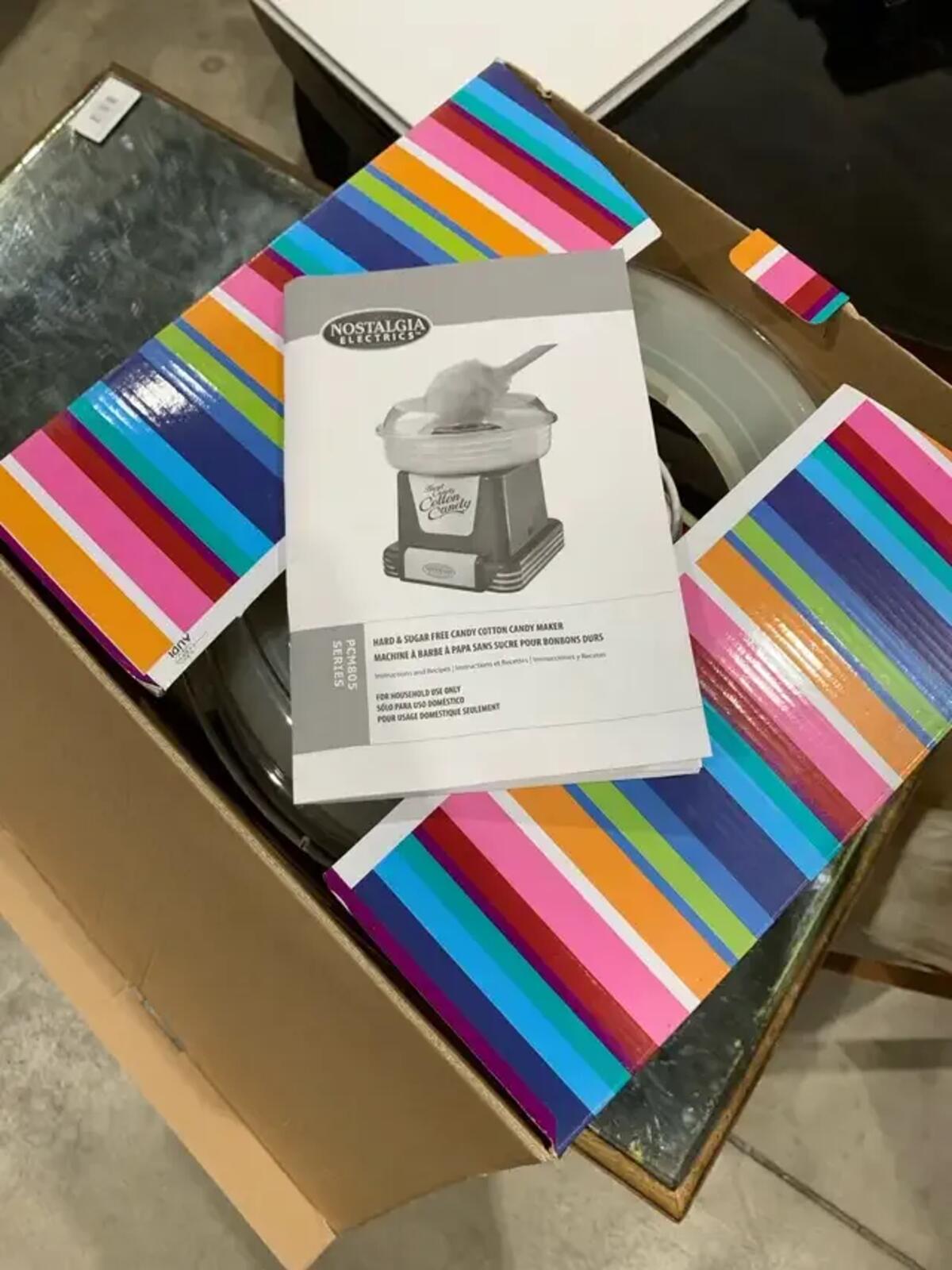 Nostalgia Cotton Candy Machine - tested