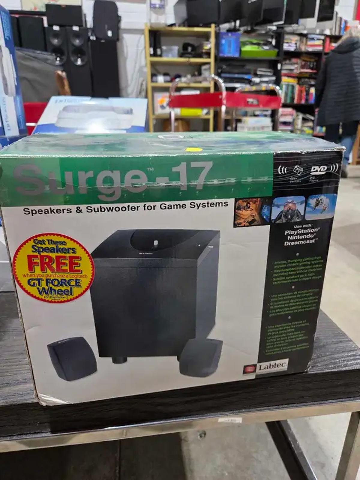 Retro Labtec Surge-17 Gaming Subwoofer