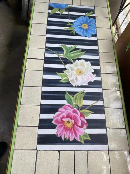 Floral Hand Painted Storage Chest