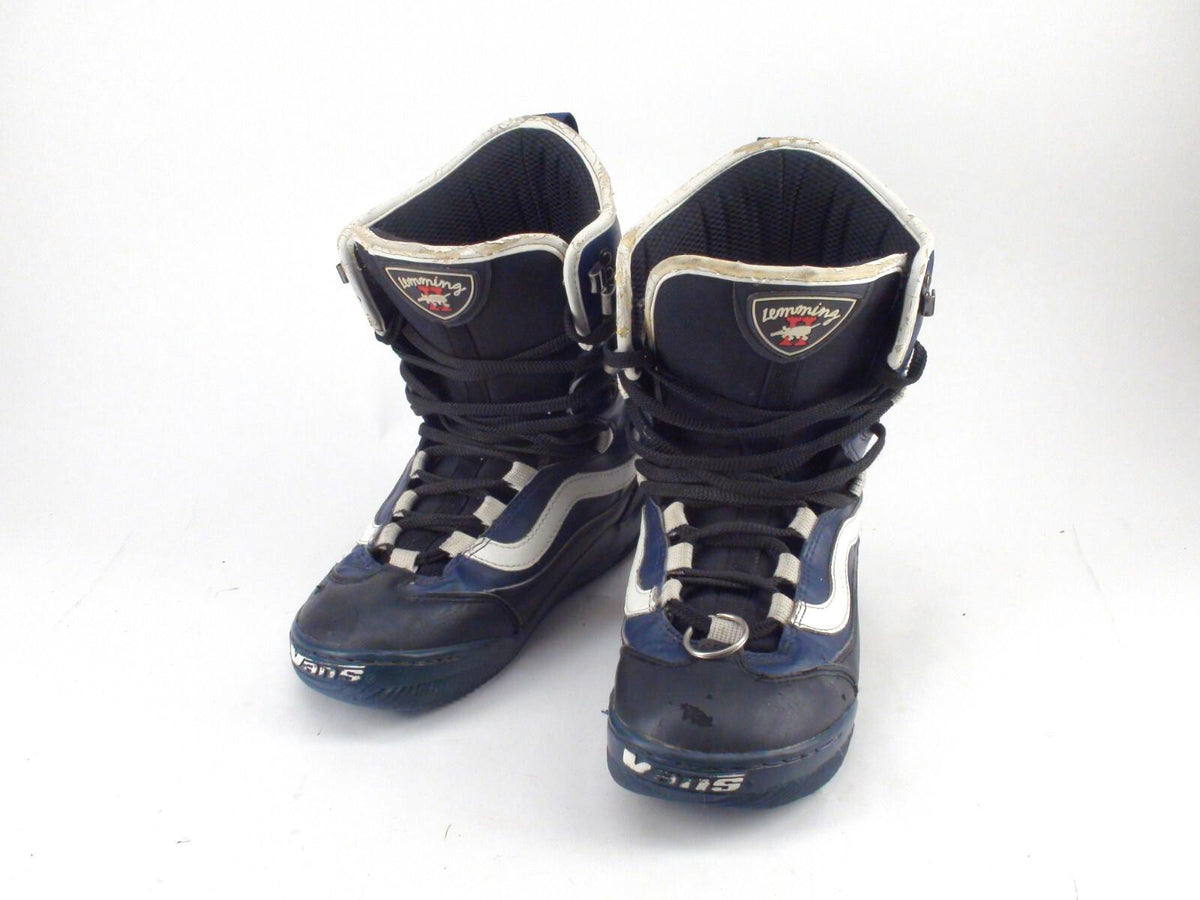Vans Lemming II Vintage Snowboard Winter Boots, Blue, Men's Size 8 - Pre-Owned