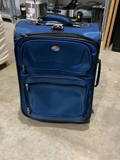 Blue American Tourister Carry-On Luggage