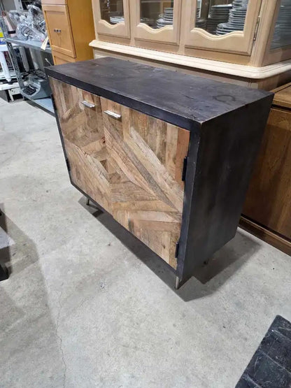 Wooden 2-Door Cabinet