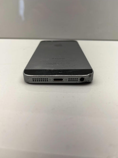 iPhone 5S Space Grey Shattered Glass FOR PARTS