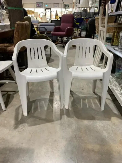 Plastic Chairs -set of 2