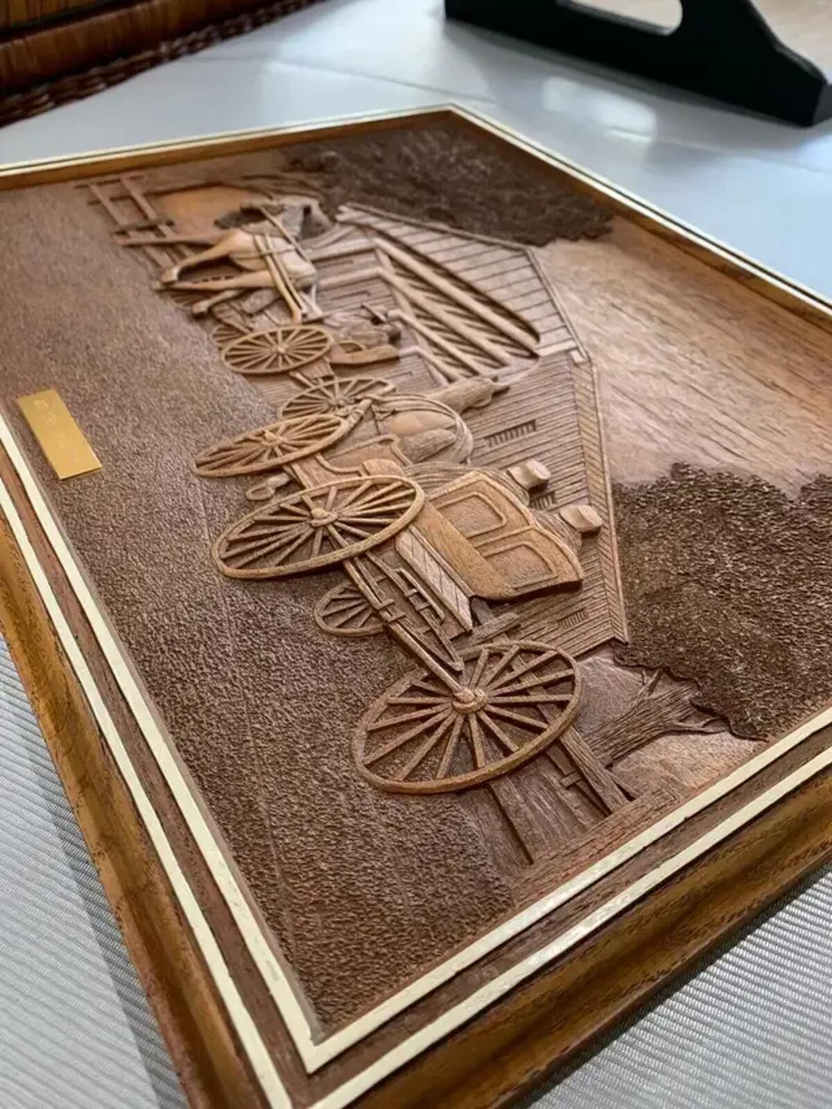 Authentic recreation Kim Murray Wood Art