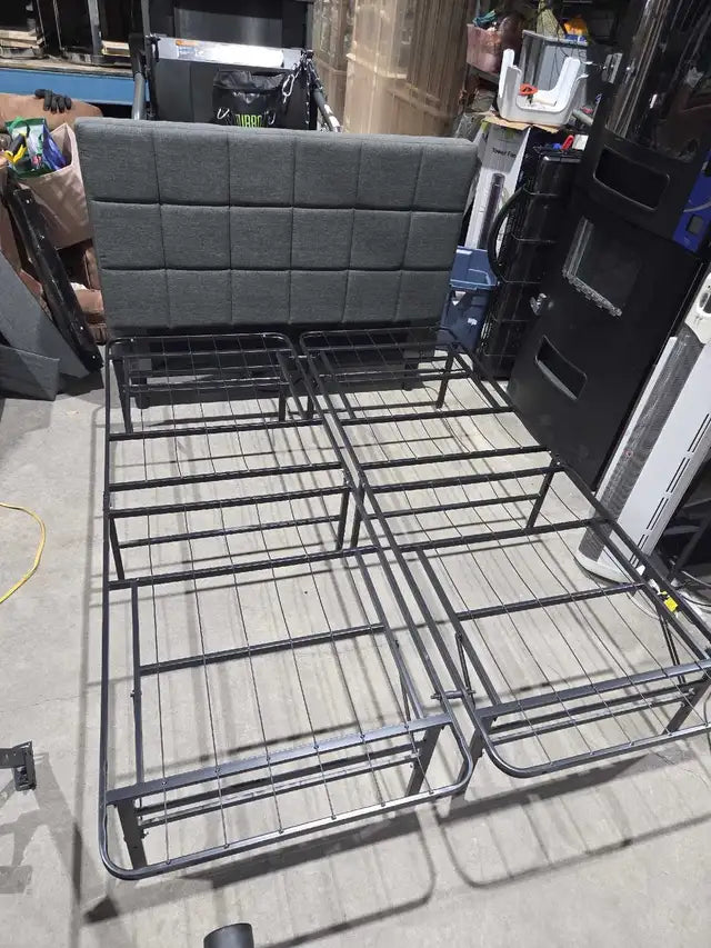 Zinus Folding Queen Bed Frame w/ Headboard