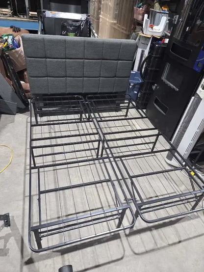 Zinus Folding Queen Bed Frame w/ Headboard