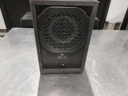 Yahoo! 5-piece speaker surround sound system with speaker cables UNTESTED - Fair
