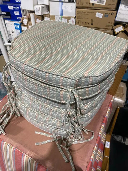 Set of 4 Bespoke "Wheelback" Dining Chair Cushions