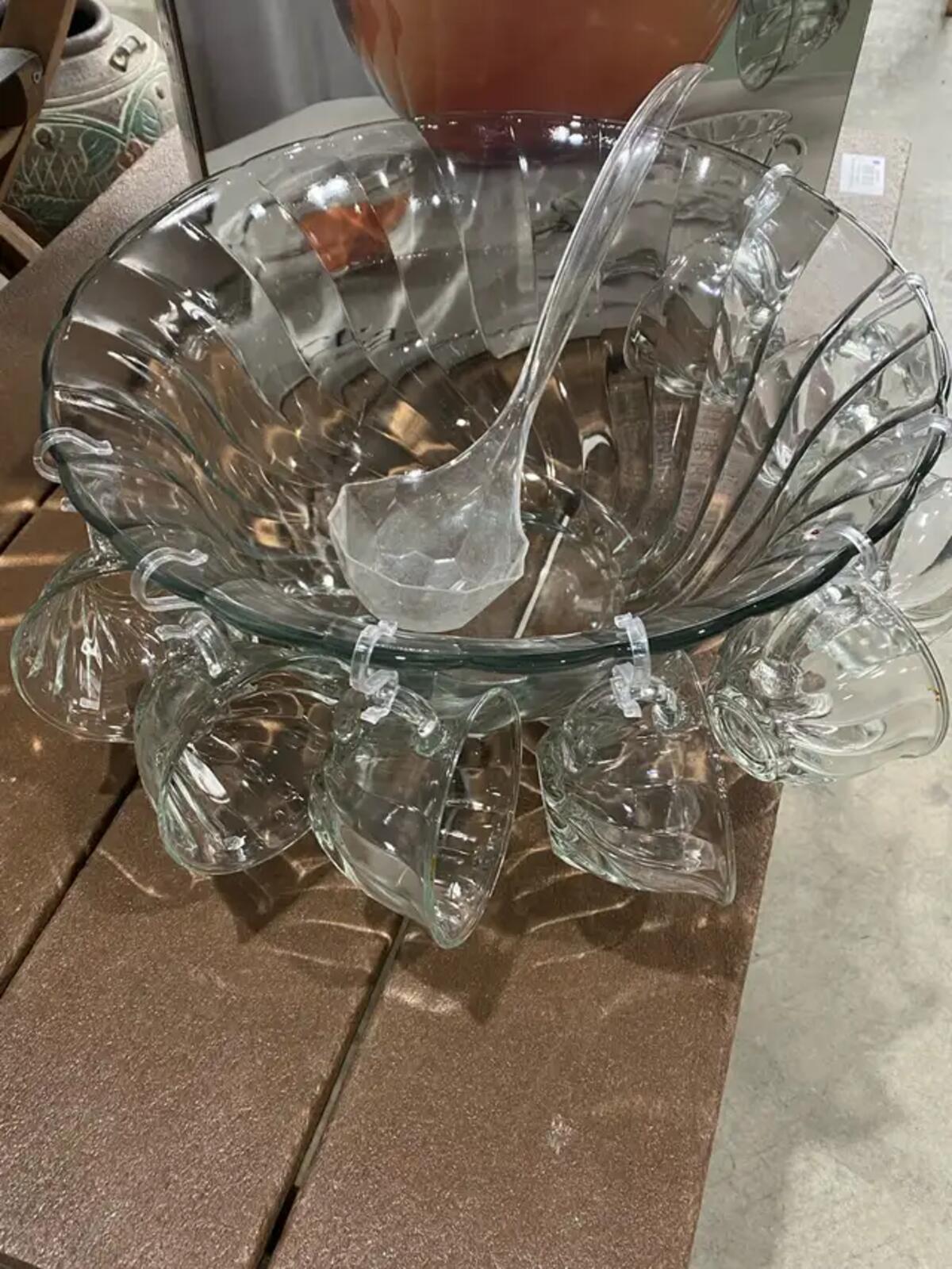 Anchor Hocking Punch Bowl